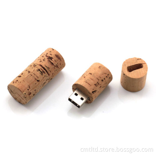 Paper Custom USB Flash Drive, Wine Cork Style Take Custom Logo